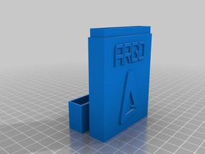 argo 25-card case office customized 3d print model - Mito3D