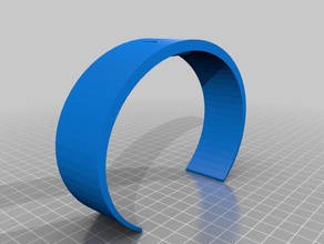 fitbit flex brazalete de 8 la muñeca las pulseras personalizado 3d print model - Mito3D