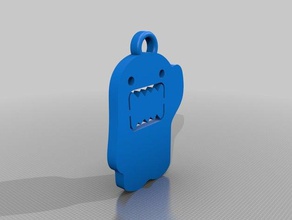 domo trousseau de clés porte-clés 3d print model - Mito3D
