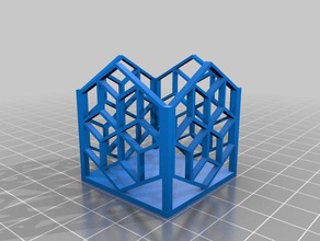 hexbox L'impression 3d artistique la boîte 3d print model - Mito3D