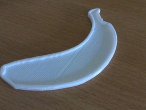 plátano escala p comida & bebida el 3d print model - Mito3D