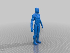 männliche Roboter Kreaturen 3d print model - Mito3D