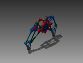 lego compatibile strandbeest per la matematica art 3d jansen printrbot robot giocattolo 3d print model - Mito3D