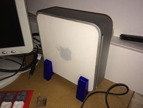 apple mac mini-einfache stand-Füße 1 - 4 generation-mac-mini computer 3d print model - Mito3D