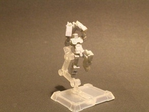 mini action figure di 40mm modello robot figura azione in miniatura giocattolo trasformatore 3d print model - Mito3D