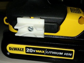 driver bit clip dewalt cordless drill screwdriver tools 3d print model - Mito3D