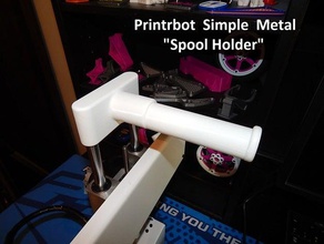 printrbot simple metal spool holder 3d printer accessories 3d print model - Mito3D
