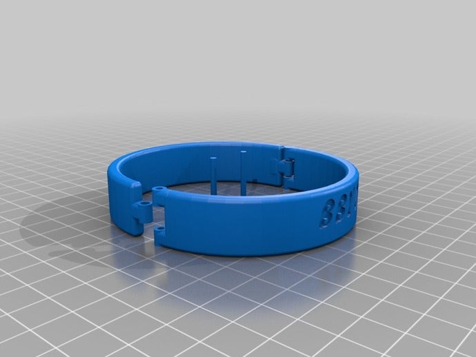 my customized cuffs collars bracelets 3D print model - Mito3D