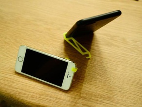 iphone stick - béquille 6 plus 5 5s sans étui en cuir téléphone mobile de l'iphone 6plus 3d print model - Mito3D