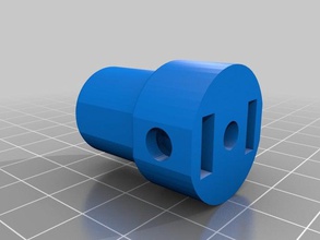 z-eje conector de 38 acme varilla roscada 3d la impresora partes 3d print model - Mito3D