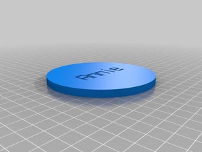 annie drink coaster 3d printing customized 3d print model - Mito3D