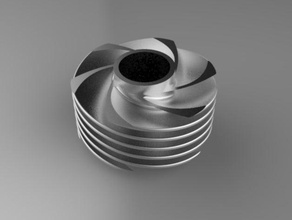 turbo compressão - saca-rolhas de design 3d print model - Mito3D