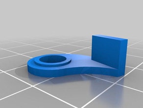 alu-extruder anti-Stau-guide gespiegelt 3d-Drucker Teile extruder printrbot 3d print model - Mito3D