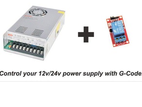 Steuern Sie Ihre 12v-24v-Netzteil g-code Die 3d-Drucker Netzteil power-Schalter pronterface relais-Schalter 3d print model - Mito3D