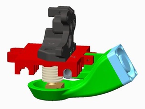 air duckt extruder cart updated versions all parts fix perfectly now 3d printer hotend 3d print model - Mito3D