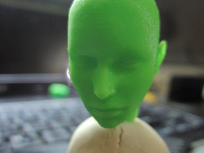 1 6-Kopf test Menschen 3d print model - Mito3D