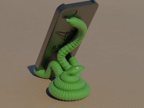 serpent version smartphone téléphone mobile android de l'iphone 6 oneplus one stand 3d print model - Mito3D