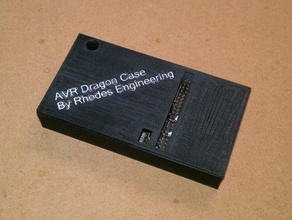 avr dragon case parts 3d print model - Mito3D