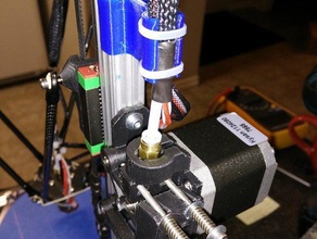 kossel airtripper extrusora de teflon & chicote clipe suporte A impressão 3d Impressora monte 3d print model - Mito3D