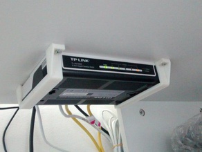 tp-link giga switch Halterung mount Montage router - Schalter 3d print model - Mito3D
