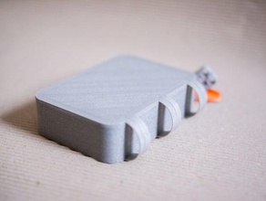 one element case box container non-customizable tray 3d print model - Mito3D