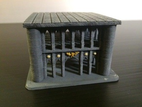 small imperium building 1 epic 40k 6mm scale buildings & structures armageddon epic40k gaming terrain warhammer warhammer40k 3d print model - Mito3D