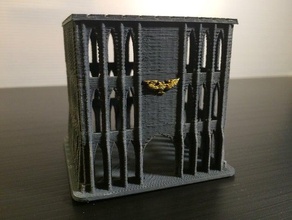 small imperium building 2 epic 40k 6mm scale buildings & structures armageddon epic40k terrain warhammer warhammer40k 3d print model - Mito3D