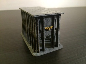 small imperium building 3 epic 40k 6mm scale buildings & structures armageddon epic40k terrain warhammer warhammer40k 3d print model - Mito3D