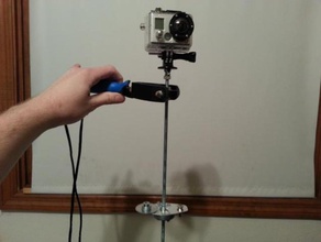 steady cam de la caméra support cardan gopro 3d print model - Mito3D