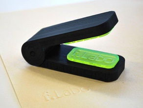 goffratura timbro flabo il fai da te 3d acrilico taglio laser 3d print model - Mito3D