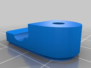 eğimli ayna kelepçe banyo monte edin 3d print model - Mito3D