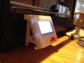 rigidbot community lcd controller case 3d printer accessories screen 3d print model - Mito3D
