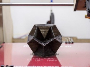 concave dodecahedron math art pla 3d print model - Mito3D