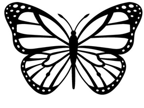 borboleta-monarca anel anéis borboleta monarca 3d print model - Mito3D