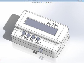 lc100 meter case tool holders & boxes capacitance inductance solidworks 3d print model - Mito3D