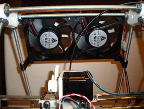 tige fileté de montage du ventilateur d'autres support mendel accessoire pièces supportless 3d print model - Mito3D