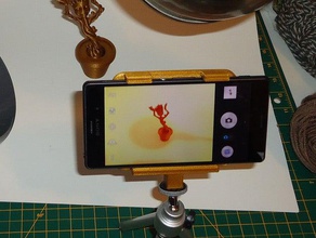xperia z3 tripod mount mobile phone photo smartphone sony 3d print model - Mito3D