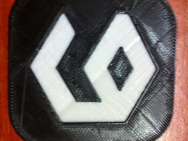 9gag logo 3D print model - Mito3D