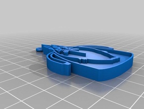 ice king keychain keychains 3d print model - Mito3D