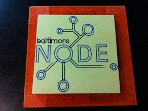 2-color baltimore node logo unicorn eggbot signs logos inkscape 3d print model - Mito3D