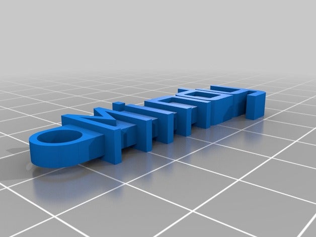 mindy keychain organization customized 3D print model - Mito3D
