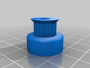 gt2 2mm 20 teeth 7mm width pulley 3d printer accessories customized 3d print model - Mito3D
