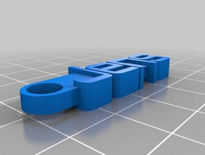 jens keychain organization customized 3d print model - Mito3D