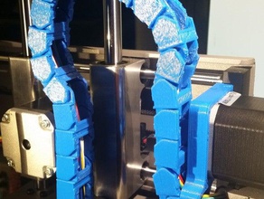 semplice cavo metallico catena di monti Stampante 3d parti printrbot simple metallo 3d print model - Mito3D