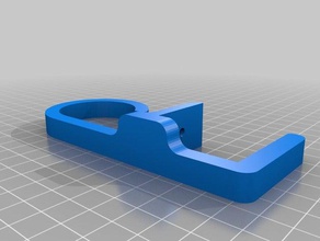 gancio per cavo 30mm ikea tavolo office la gestione dei cavi hook 3d print model - Mito3D