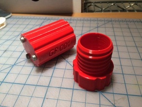 gp 001 - geo önbellek kap araç sahipleri & kutu 3d print model - Mito3D