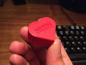 mini coeur boîte - valentin, de cadeau remarque les conteneurs la le conteneur cœur saint-valentin saint valentin jour valentines cadeaux 3d print model - Mito3D