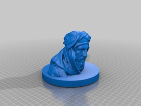 mokhtar estatua La impresión en 3d art isfahán irán parte teherán 3d print model - Mito3D