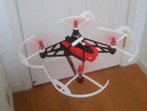 racing bumper parrot rolling spider r c vehicles drone 3d print model - Mito3D