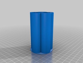 first spirograph vase math art customized 3d print model - Mito3D